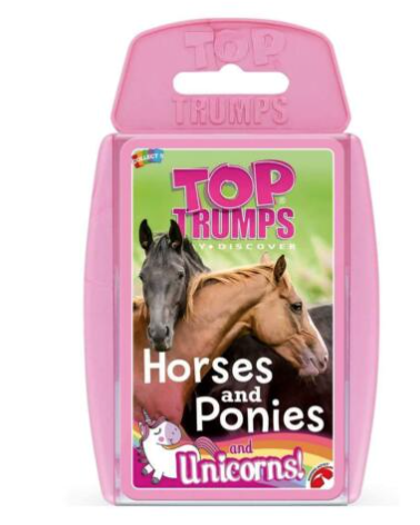 Horses and Ponies and Unicorns Top Trumps (£5.99)